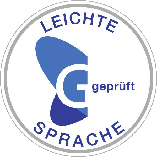 Logo: Leichte Sprache, geprüft